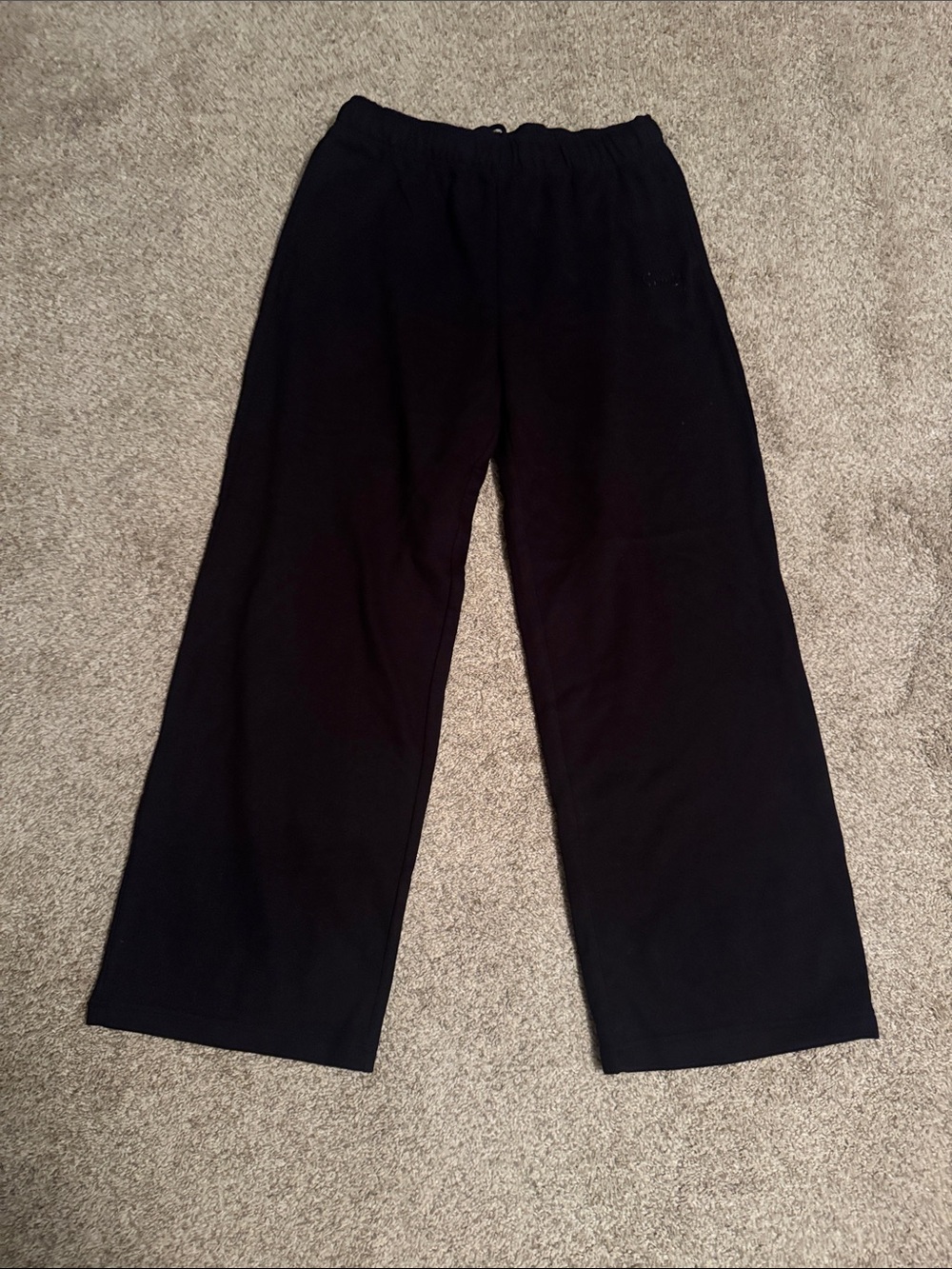 Comfrt Halo Black Straight-Leg Sweatpants